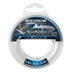 Savage Gear Super Hard Fluorocarbone 50m 0.55mm Transparent