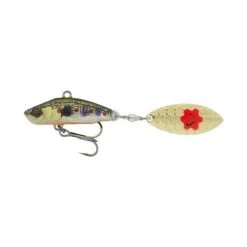 Savage Gear 3D Sticklebait Tailspin 6.5cm 9g Coulant Noir Argent
