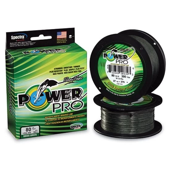 Shimano Power Pro Braided Line Vert Mousse 0.19mm 2740m
