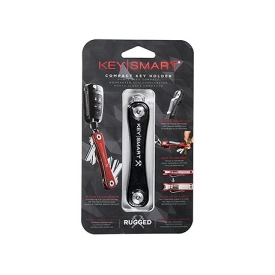 Porte-clés KeySmart Robuste Palourde Noire – Image 2