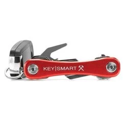 Porte-clés KeySmart Robuste Palourde Rouge