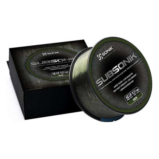 Sonik Subsonik Monofilament Vert 0.38mm 3000m