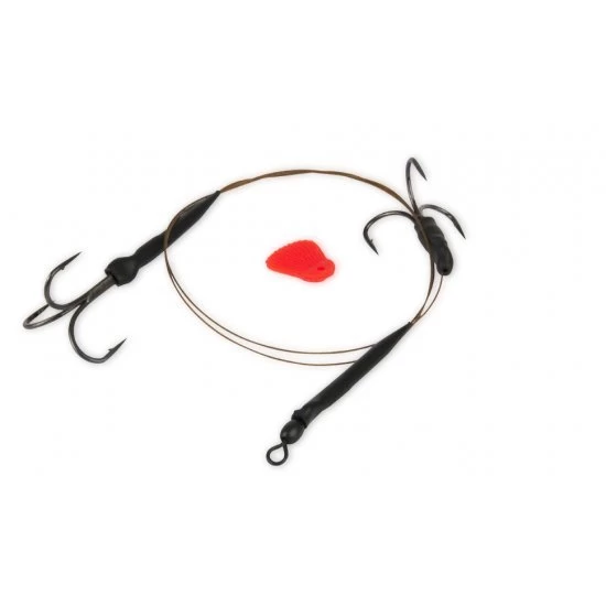 Fox Rage Predator Twin Treble Trace 50cm Taille 4